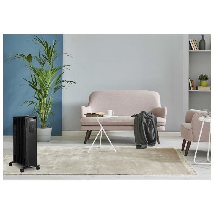 Radiateur électrique bain d'huile 1500W OCEANIC - 3 puissances - Ther