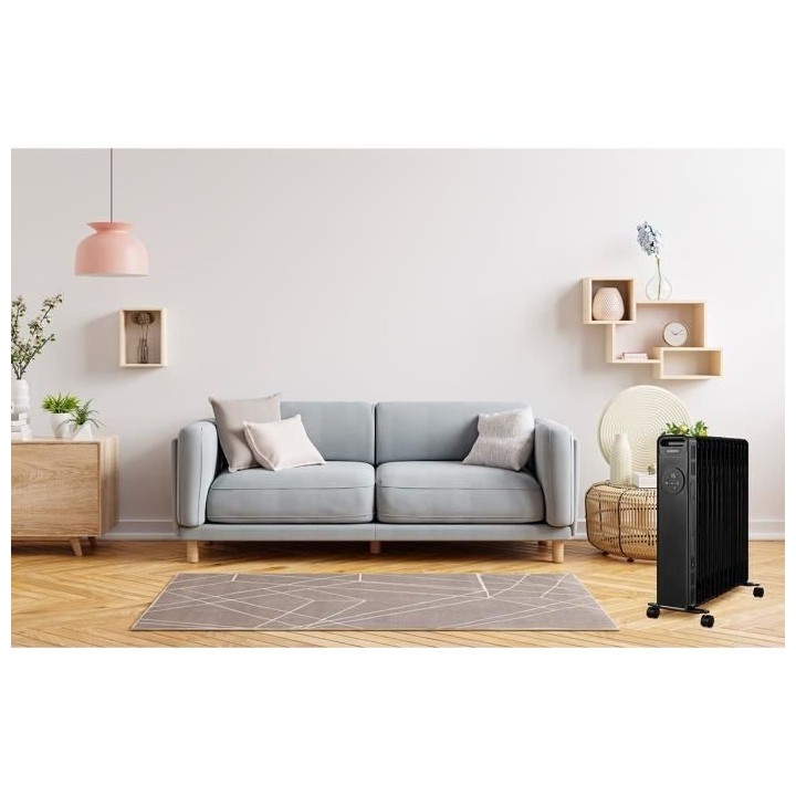 Radiateur électrique bain d'huile 2000W OCEANIC - 3 puissances - Ther