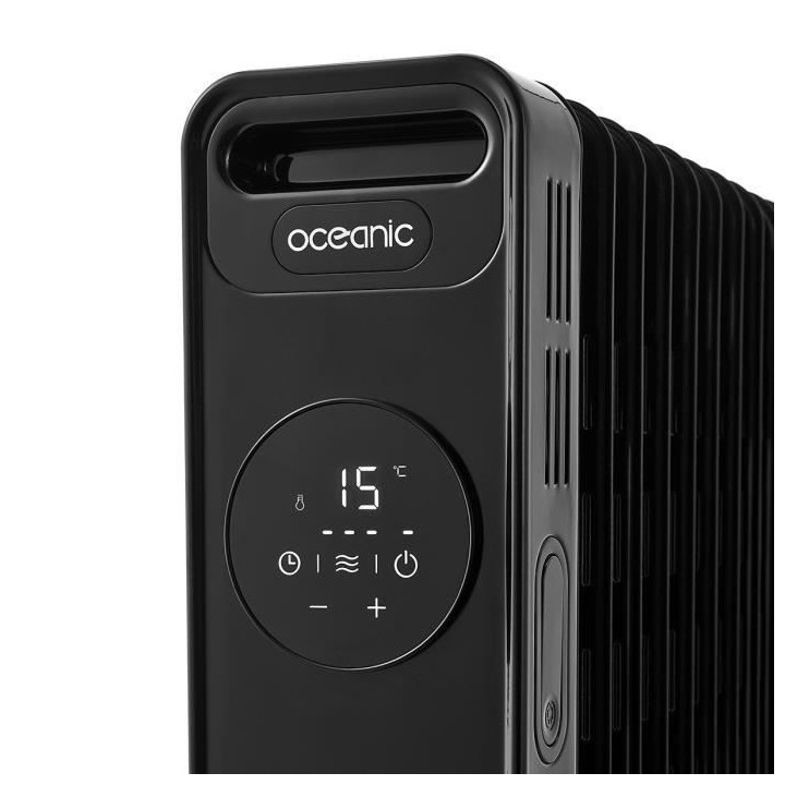 Radiateur électrique bain d'huile 2500W OCEANIC - 3 puissances - Ther