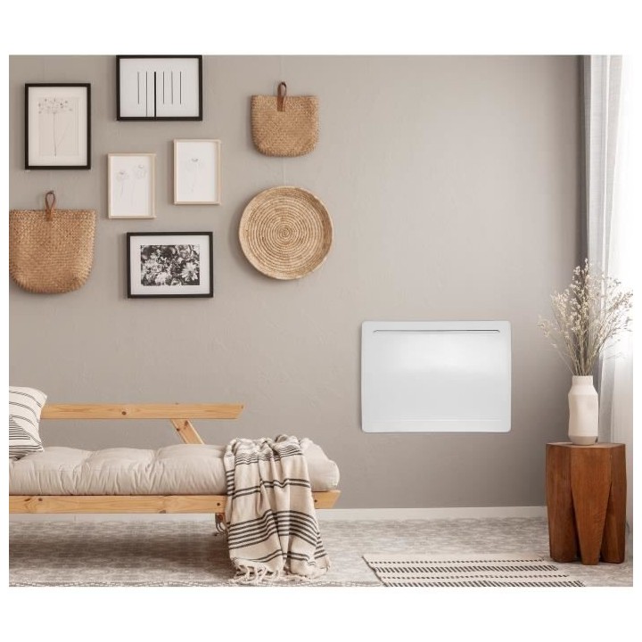 Radiateur électrique fixe a inertie seche céramique 1000W OCEANIC Ru