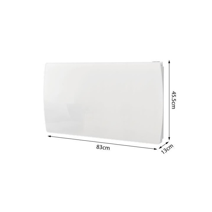 Radiateur électrique fixe a inertie seche céramique 1500W OCEANIC Ru