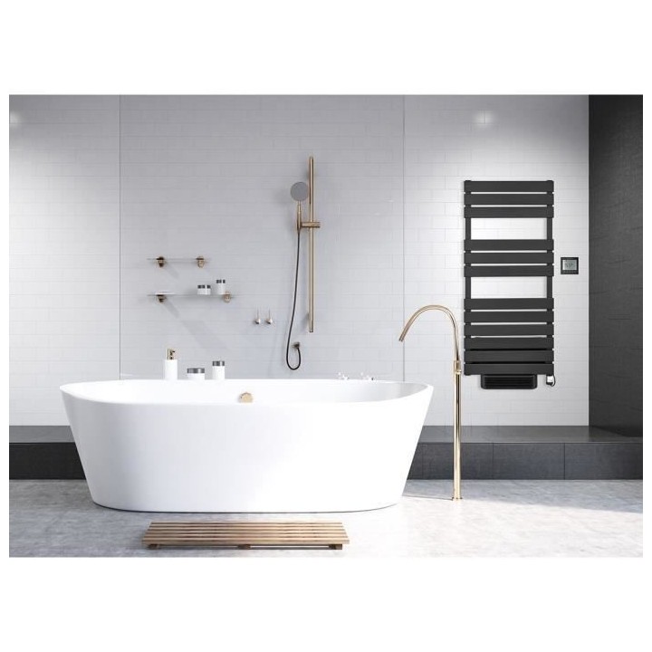 Radiateur Seche-serviettes avec soufflerie 750W + 1000W OCEANIC Opal -