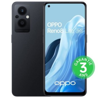 OPPO Reno8 Lite 128Go 5G Noir Cosmique