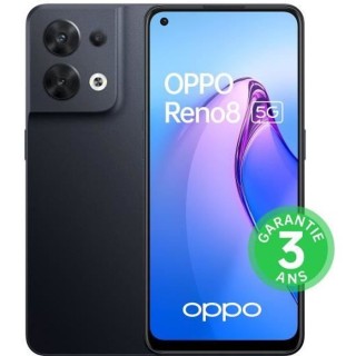 OPPO Reno8 256Go 5G Noir Chatoyant