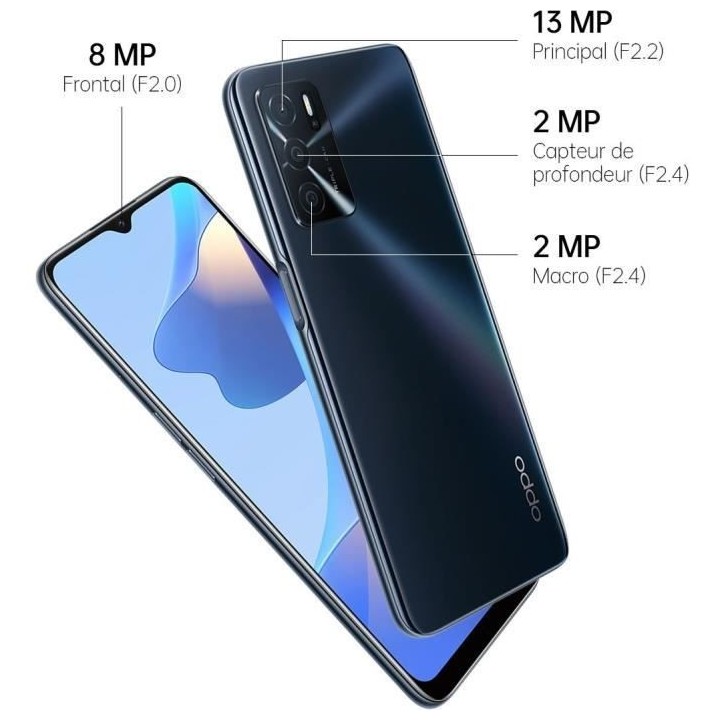 OPPO A16 64Go 4G Noir