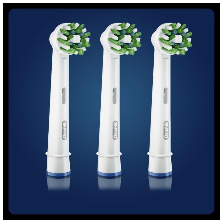 Oral-B Brossette CrossAction avec Technologie CleanMaximiser 3 unités
