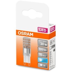 OSRAM Ampoule LED Capsule claire 2,6W 30 G9 froid