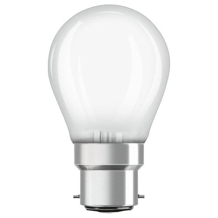 OSRAM Ampoule LED Sphérique verre dépoli variable 5W 40 B22 chaud