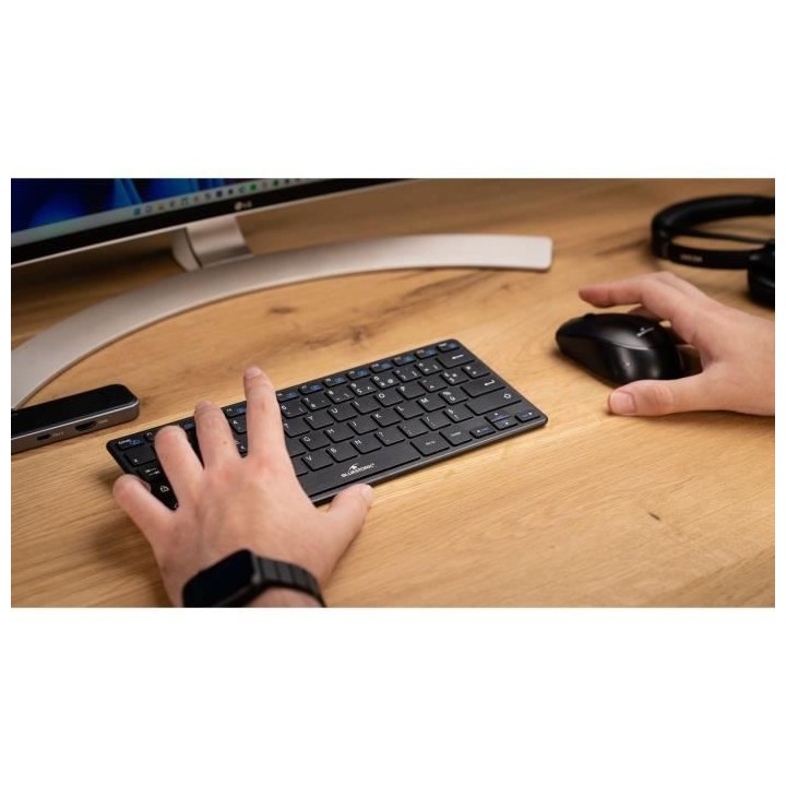 Pack Clavier et souris sans fil - BLUESTORK - PACK-MINI/FR - Ultra com