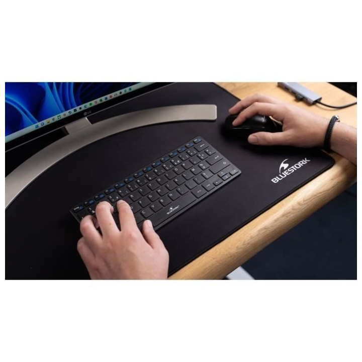 Pack Clavier et souris sans fil - BLUESTORK - PACK-MINI/FR - Ultra com
