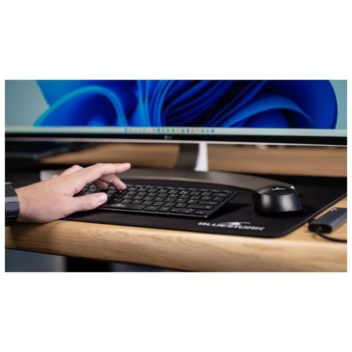 Pack Clavier et souris sans fil - BLUESTORK - PACK-MINI/FR - Ultra com