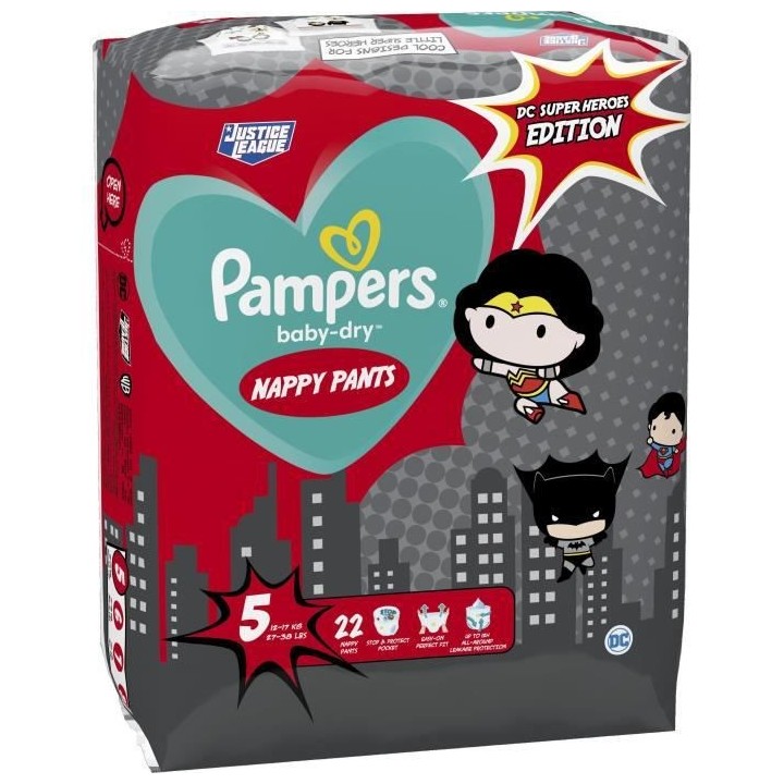 PAMPERS Baby-Dry Pants Taille 5 - 22 Couches-culottes