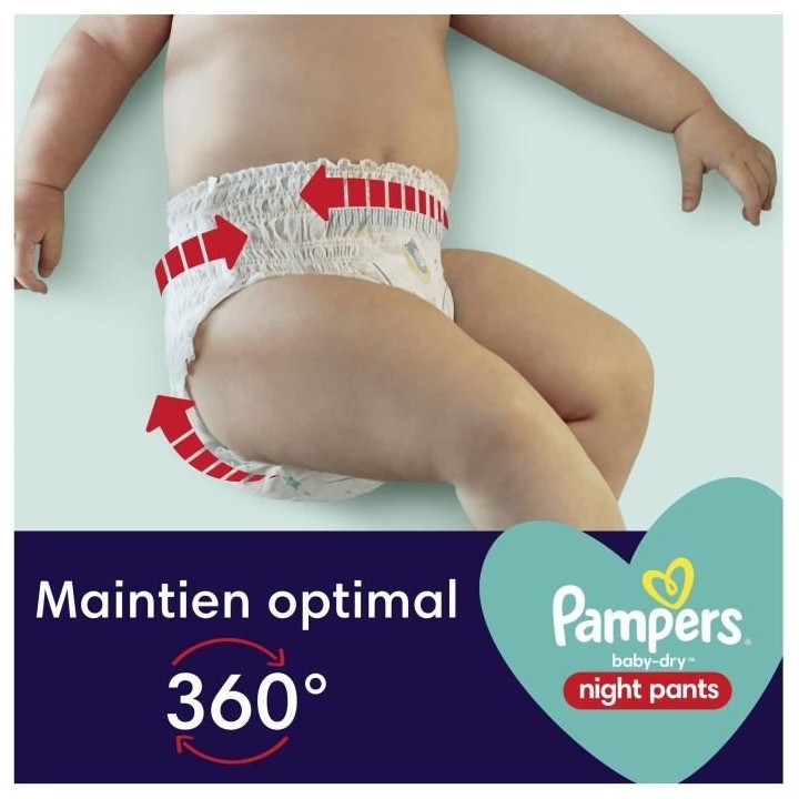 PAMPERS Baby-Dry Night Pants pour la nuit Taille 6 - 32 Couches-culott