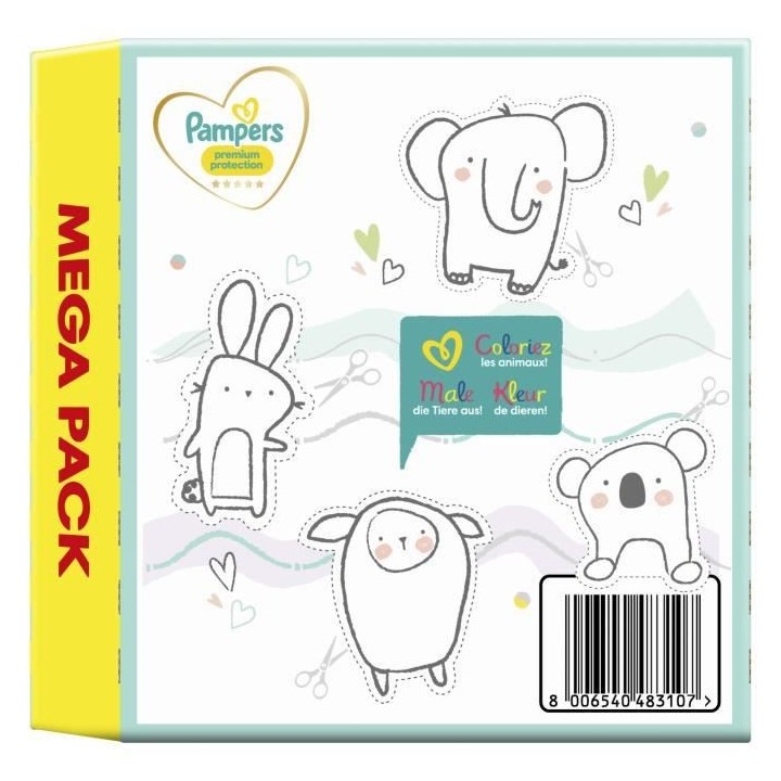PAMPERS Premium Protection Taille 5 - 76 Couches
