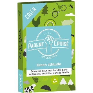 Parent épuisé Kit de survie : Green Attitude | Jeu de société | a