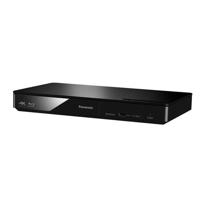 PANASONIC BDT180 - Lecteur Blu-Ray Disc 3D Full HD - HDMI, USB - Upscaling 4K - JPEG 4K - VOD HD, Internet TV