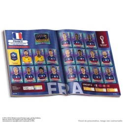 Boite métal pocket de 9 pochettes de 5 stickers de cartes a collectionner PANINI - World cup 2022