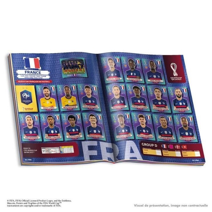 Album de cartes hard cover a collectionner PANINI - World cup 2022 - 6