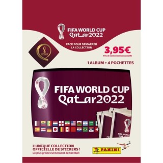 Pack de cartes 1 album + 4 pochettes a collectionner PANINI - World cu