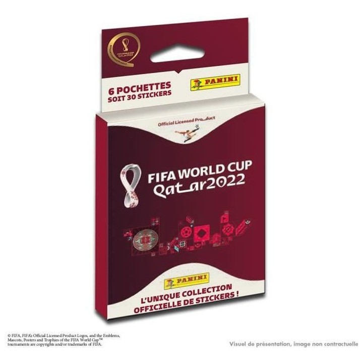 Cartes blister de 6 pochettes a collectionner PANINI - World cup Qatar