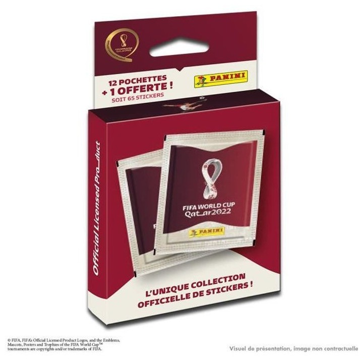 Cartes blister de 12 pochettes a collectionner PANINI + 1 OFFERTE - Wo
