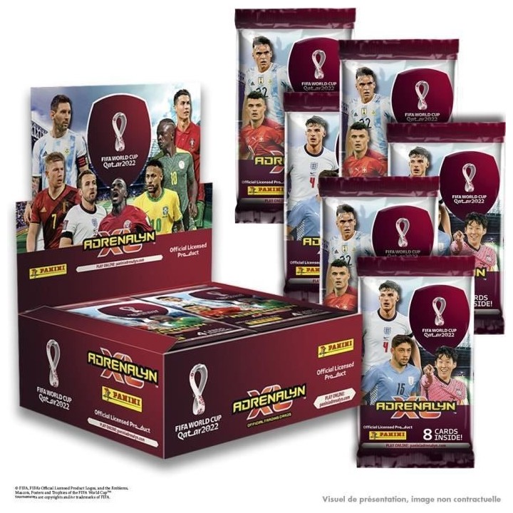 Cartes blister de 6 pochettes + 1 pochette offerte a collectionner PAN