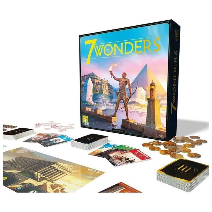 Repos Production | 7 Wonders - Nouvelle version 2020 | Unbox Now | Jeu