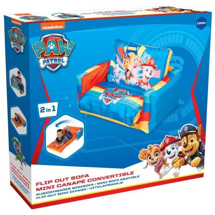 LA PAT PATROUILLE Mini canapé convertible - Canapé-lit gonflable pou