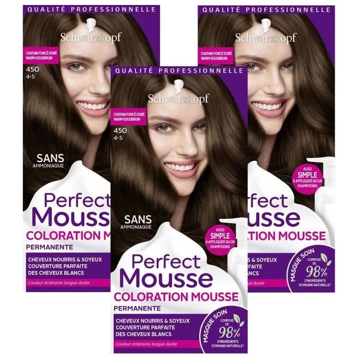 SCHWARZKOPF Perfect Mousse - Coloration Cheveux - Mousse permanente sa