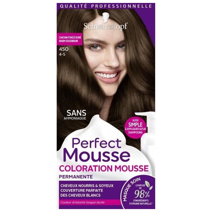 SCHWARZKOPF Perfect Mousse - Coloration Cheveux - Mousse permanente sa