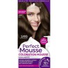 SCHWARZKOPF Perfect Mousse - Coloration Cheveux - Mousse permanente sans Ammoniaque - Châtain Foncé Doré 450 - Lot de 3