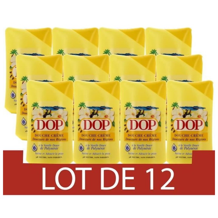 Gel douche creme DOP Douceurs de nos Régions Vanille douce de Polyné