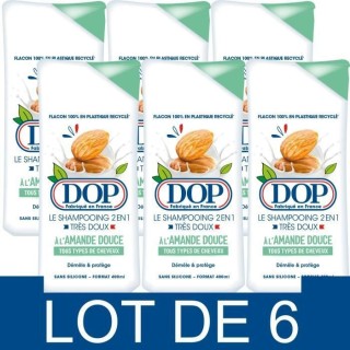 Shampooing Dop Tres Doux 2-en-1 Amande Douce 400 ml x12