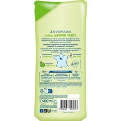 Shampooing Dop Cheveux gras Tres doux Pomme Verte 400 ml x12