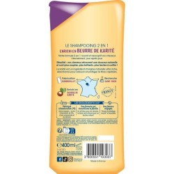 Shampooing Dop Cheveux tres secs Tres doux 2-en-1 Karité 400 ml x12