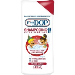 Shampooing Dop P'tit Dop Ultra Démelant Fraise-Cerise 400 ml x12