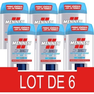 MENNEN X-Treme Anti transpirant homme 48H - Stick large sans alcool -