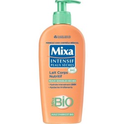 Lait Corps nutritif - MIXA Intensif - Peaux seches - Bio - 250 ml x6