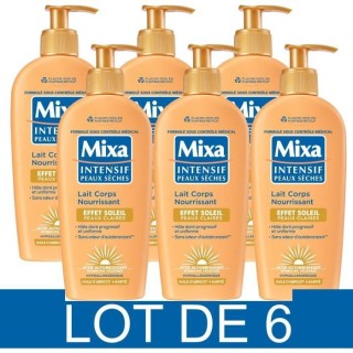 Lait corps autobronzant peaux claires - MIXA - Intensif - Peaux seches