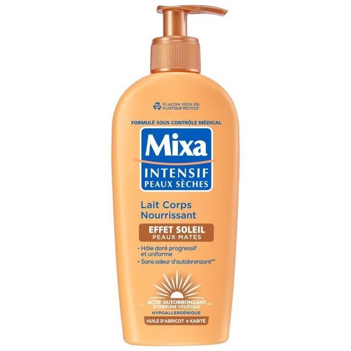 MIXA Lait corps autobronzant Intensif Peaux seches et peaux mates - 25