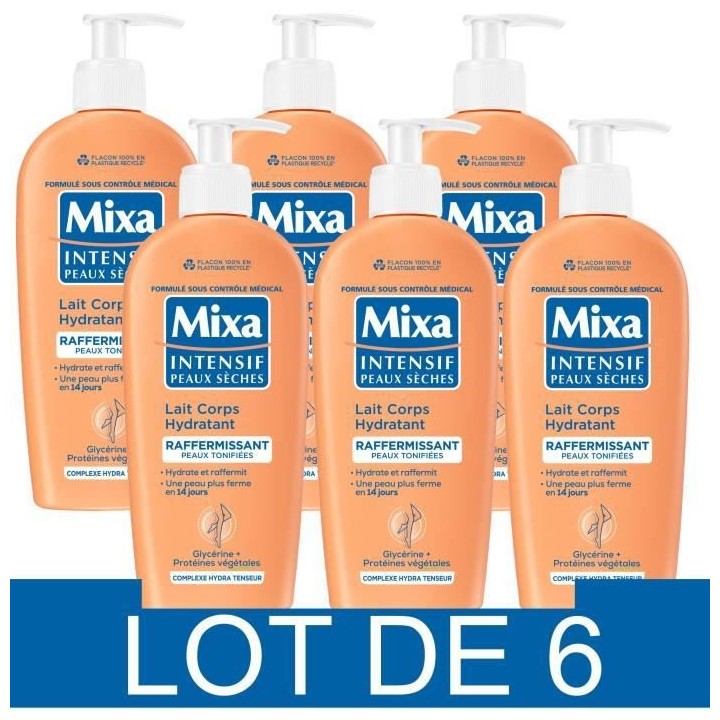 MIXA Intensif Lait corps hydratant raffermissant - Peaux seches - 250