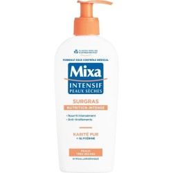 Lait corps surgras - MIXA - Intensif - Peaux seches - 250 ml x6