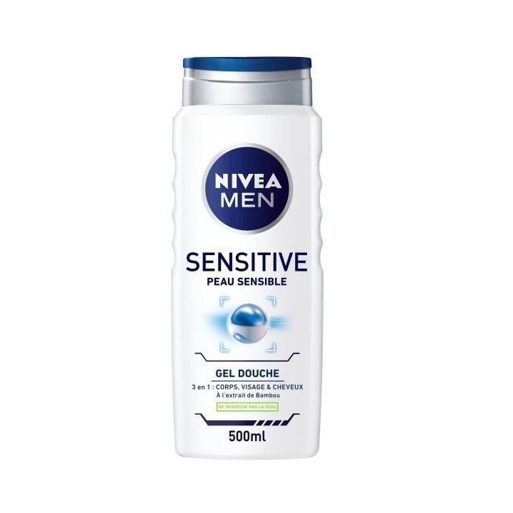 NIVEA Gel Douche Sensitive - 500ml - Lot de 12