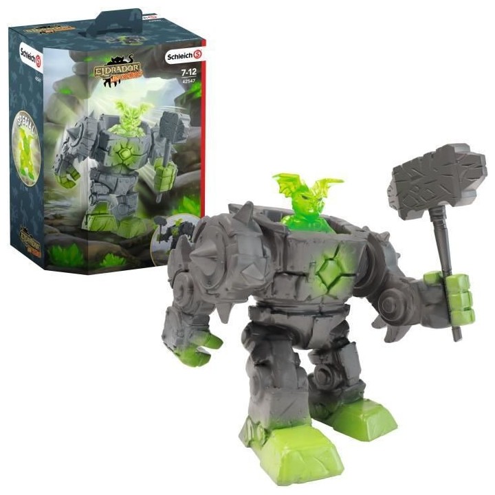 SCHLEICH - Cyborg de pierre Eldrador Mini Creatures - 42547 - Gamme El