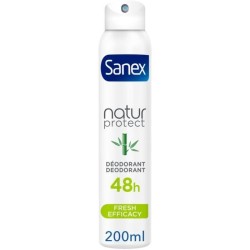 [Lot de 6] SANEX Déodorants naturels Natur Protect Fresh efficacité 48h Bambou spray - 200 ml