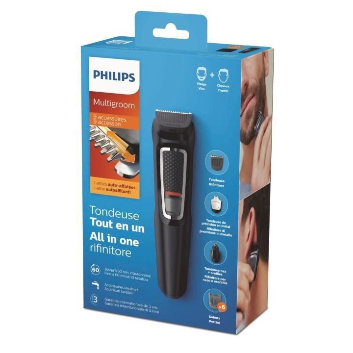 PHILIPS MG3740/15 Tondeuse Cheveux et Multi-Styles - Séries 3000 - 9