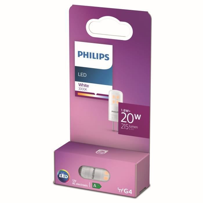 /ampoule-ampoule-led-ampoule-halogene/38204-philips-ampoule-led-equivalent-20w-g4-12v-non-dimmable-8718699767679.html
