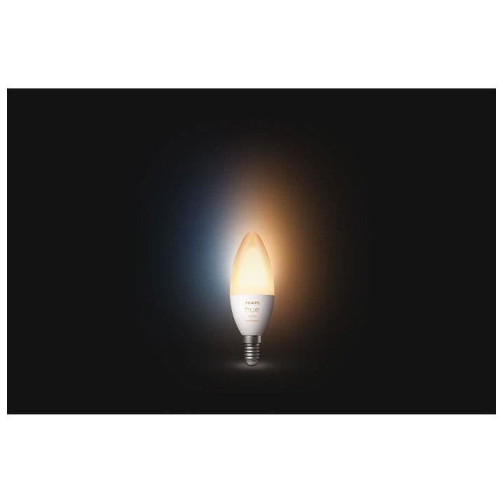 PHILIPS Hue White Ambiance - Ampoule LED connectée flamme E14 - 6W -