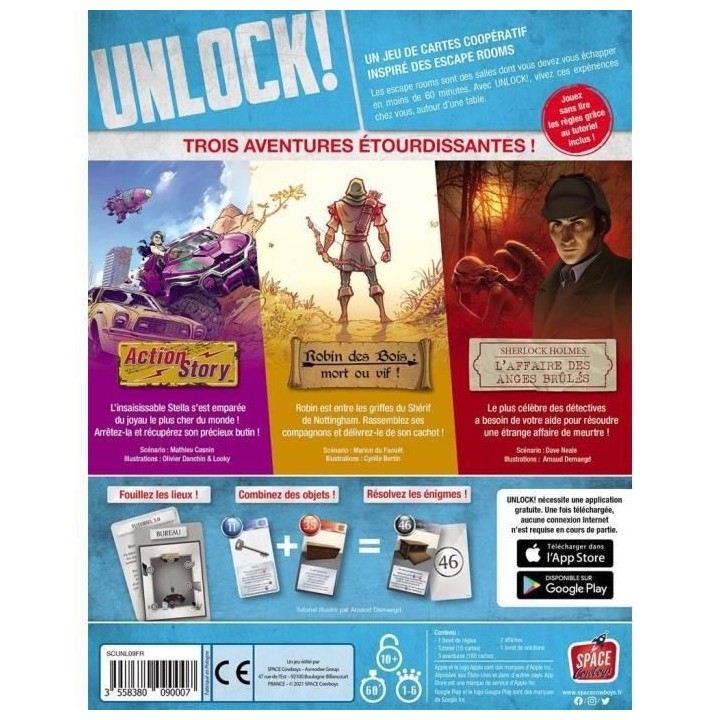 Space Cowboys | Unlock! : Legendary Adventures | Unbox Now | Jeu de so