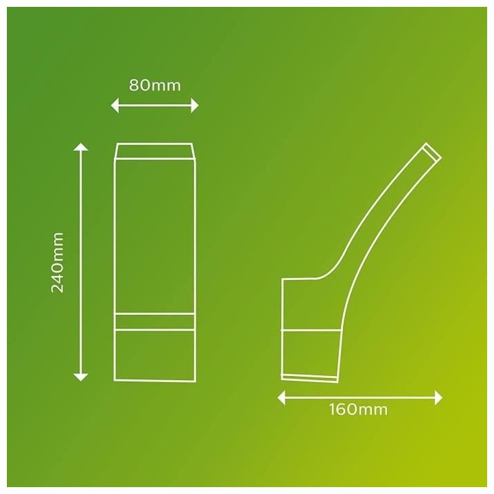 PHILIPS Applique murale SPLAY - 12W - Anthracite